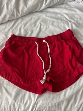 Roxy Bright Red Drawstring Shorts